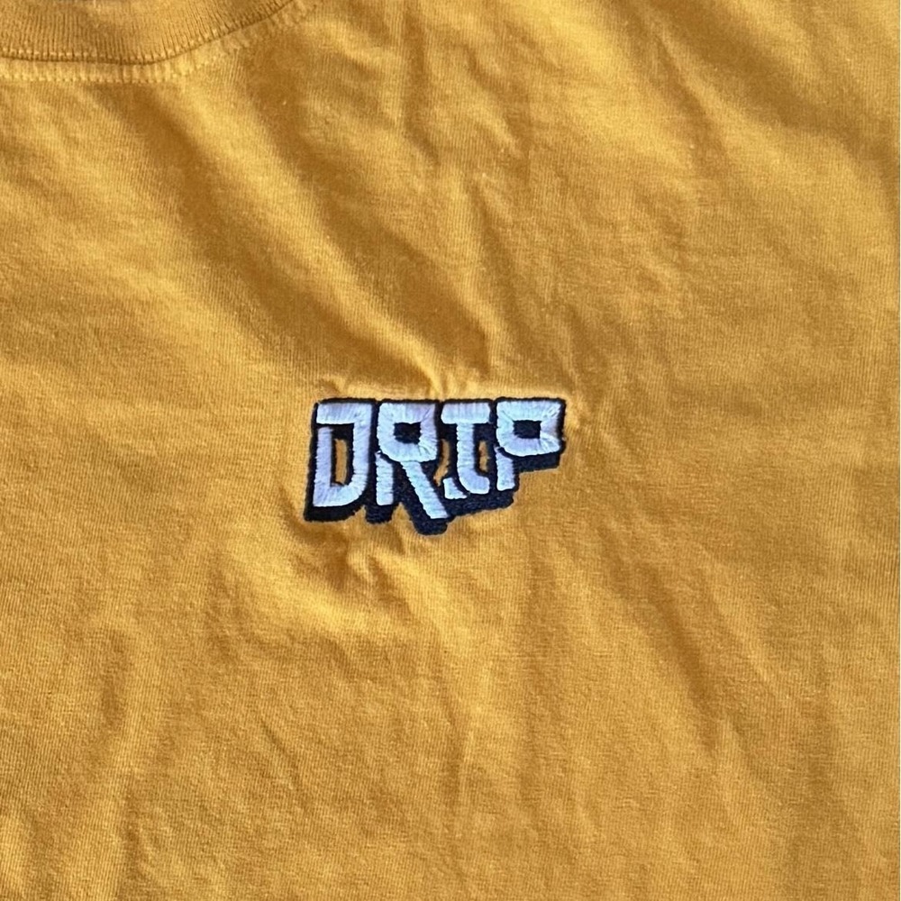 Bailey Apparel DRIP Graphic T-Shirt - Mustard Yellow-Large - Picture 2 of 4